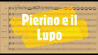 Prokofiev Pierino e il Lupo  partitura gratis per orchestra scolastica [upl. by Nnad]