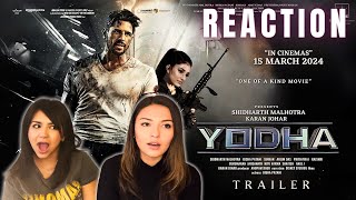 YODHA  Trailer Reaction  Sidharth Malhotra  Disha Patani [upl. by Ridglea150]