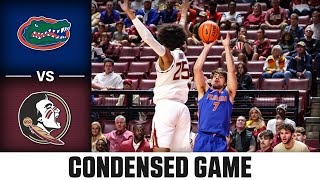 Florida vs Florida State Condensed Game  202425 ACC Men’s Basketball [upl. by Durant687]