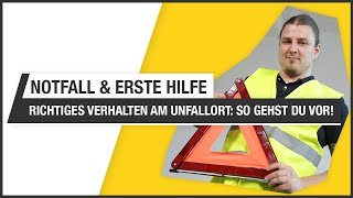 Richtiges Verhalten am Unfallort  Wie gehe ich als Ersthelferin vor  Notfall amp Erste Hilfe [upl. by Celia]