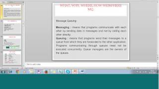 WebSphere MQ online Training [upl. by Branen353]