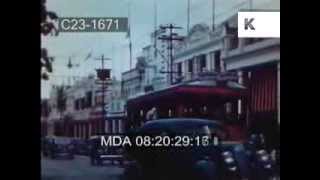 Early 1950s Jamaica  Kingston Streets Hope Gardens Buskers Rio Grande [upl. by Lu]