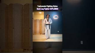 Taekwondo Fighting Styles  Back Leg Fighter Explained [upl. by Bodi]