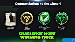 How to Win Challenge Mode Easily Trick  FC Mobile Free players  FC Mobile 24 [upl. by Meit]