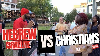 HEBREW ISRAELITE VS GROUP OF CHRISTIAN WOMEN  ONE STARTS TO UNDERSTAND [upl. by Angil]