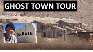 DARWIN GHOST TOWN Old mining town documentary tour Darwin California [upl. by Asirrom]