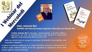 Dall’ABC alla Ristrutturazione Cognitiva intervista con Antonio Nisi  04 Novembre 2020 [upl. by Dralliw]