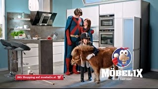 Möbelix TVSpot  Küchen amp Reitstunden für Superheroes  lange Version [upl. by Cirenoj]