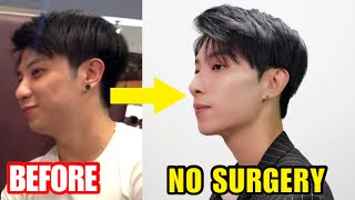 V shaped  JAWLINE NO Surgery No Money  天然不花錢去除雙下巴  ISSAC YIU [upl. by Hadias]