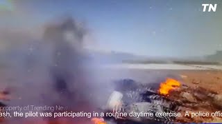 F16 crashed near Osan Air Base Look [upl. by Sassan]