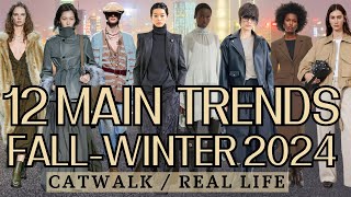 12 Main Fashion Trends FallWinter 2024 [upl. by Nahk]