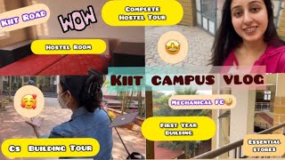 KIIT University Hostel amp Campus Tour😲 KIIT Road🤠 Shalini Roy [upl. by Sheley]