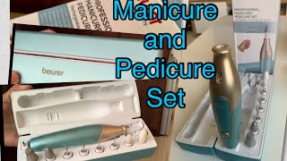 Unboxing Beurer Professional Manicure and Pedicure Set MP 84 [upl. by Ramilahs704]