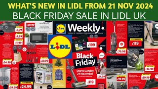 WHATS NEW IN LIDLBLACK FRIDAY SALE IN LIDLCOME SHOP WITH MELIDL UK LEAFLETS [upl. by Larisa432]