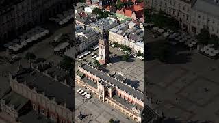 Rynek Główny w Krakowie 2024 r drone travel dji podróżepopolsce krakow [upl. by Beatty]