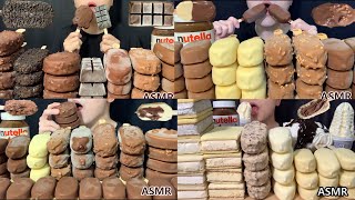 ASMR MUKBANG CHOCOLATE ICE CREAM DESSERT COLLECTION 2 [upl. by Tacye892]