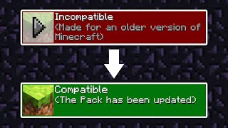 How to UpdateFix Old or Incompatible Texture Packs to Newer Minecraft Versions [upl. by Marni]