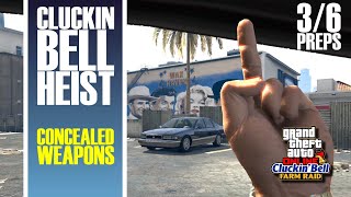 ⭐GTA 5  Cluckin Bell Heist  Concealed Weapons  PREP 36  GTA V Online⭐ 💜 [upl. by Sparkie]