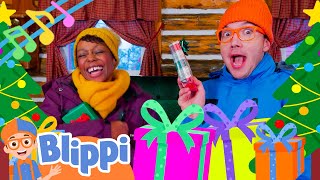 Blippi and Meekahs Gift Giving Song  BRAND NEW Holiday Nursery Rhymes for the Family [upl. by Haase]