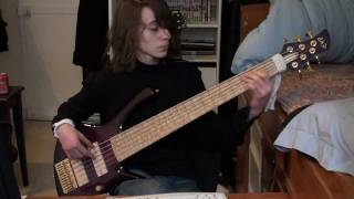 Jacques Berlioux bass cover Krakatau by Yngwie Malmsteen [upl. by Gore696]