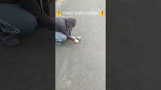 Gorilla 5g VS Oală ⚠️ FAKE EXPLOSION ⚠️ fireworks pyro [upl. by Nolur898]