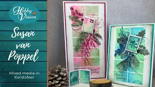 FBLive  11112024  Susan van Poppel  Mixed Media in kerst [upl. by Blayne]