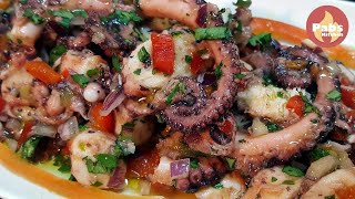 Delicious Portuguese Octopus Salad Recipe 🐙  Pabs Kitchen [upl. by Ades]