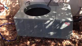 DIY How to Clean an Air Conditioner Condenser [upl. by Bushey]