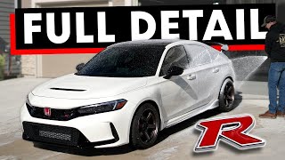 First Wash 2023 Honda Civic Type R  Full Detail [upl. by Sharia]