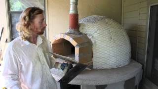 Plastering wood burning Pizza Oven [upl. by Seena]