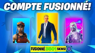 FUSIONNER DEUX COMPTES FORTNITE en 5 MINUTES  PS4 XBOX ONE SWITCH [upl. by Endora]