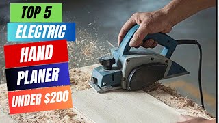 Top 5 Electric Hand Planers Under 200 for Woodworking Enthusiasts on Aliexpress 2024 [upl. by Kenzi375]