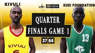 NBA PLAYOFFS Kuei Foundation Vs Kivuli Game One Highlights [upl. by Ailegna]