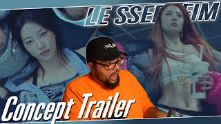 LE SSERAFIM EASY TRAILER Good Bones REACTION  YUNJIN HAVE MERCY 🧎🏽‍♂️ [upl. by Argus]