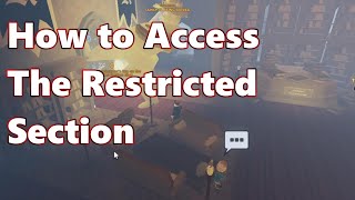 Ro Wizard  How to Access The Restricted Section [upl. by Donni]