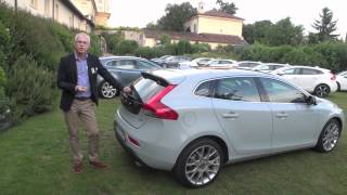 The New Volvo V40 D4 first drive [upl. by Melosa516]