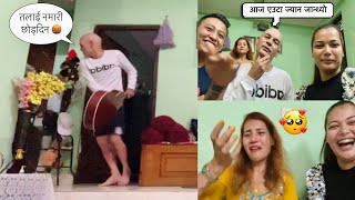 Dad lai prank garda mom ko ruwabasi 😂 [upl. by Kohsa950]