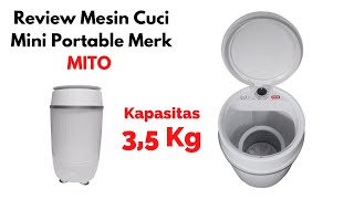 Review Mesin Cuci Mini Portable Merk MITO [upl. by Leticia]