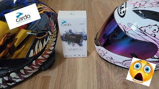 The Best Helmet Speaker for Drifting amp Motorcycle Helmets How to Install Cardo Spirit HD [upl. by Ahtoelc264]