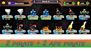 use only 2 pirate  2 ape pirate in castle crush castlecrush [upl. by Innek]