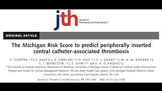 The Michigan Risk Score [upl. by Joacima]