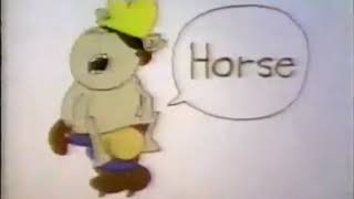 Rocket Classic Sesame Street H For Horse 1973 [upl. by Skutchan222]