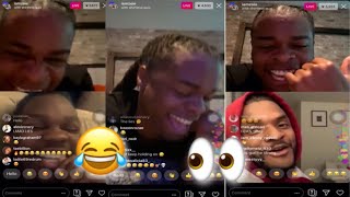 IAMZOIE ON IG LIVE JOKING WITH FANS 👀 [upl. by Tartan911]