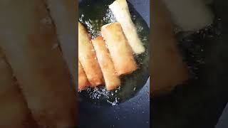 lumpia wrapper with vegetables tougi satisfying soundsytshort [upl. by Analah]