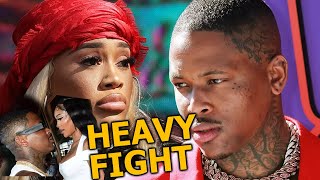 YG and Saweetie Extreme Fight and Cops Immediately Took Action [upl. by Aderfla816]