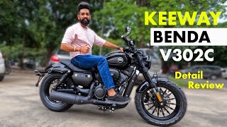 Keeway V302C Walkaround  Keeway Benda V302C Review  Features amp Specifications  Detailed Explained [upl. by Nnelg877]