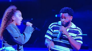 The Voice 2023 La Finale  Ilyana et Tayc chantent en duo « Le temps » [upl. by Tanney]