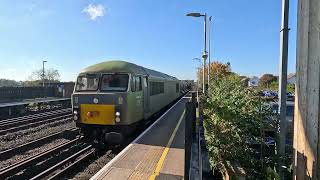 GB Railfreight Class 69 passing Headcorn 24 October 2024 [upl. by Eceinehs]