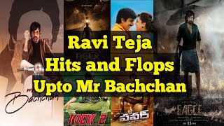 Ravi Teja Movies List upto Eagle 2024 Hits and Flops  Kick  Mr Bachchan Movie Review [upl. by Harland858]