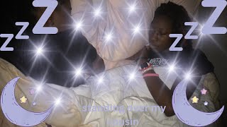 Standing Over My Cousin While They Sleep💤😴Prank😩🤦🏾‍♀️ [upl. by Jacob]